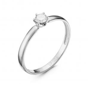 Кольцо из белого золота ERA Jewellery с бриллиантом 01-00593-03-001-01-03 фото