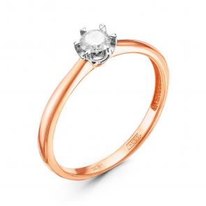 Золотое кольцо ERA Jewellery с бриллиантом 01-00958-02-001-01-01 фото