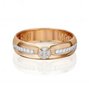 Золотое кольцо Platina с бриллиантом 01-0319-00-101-1110-30 фото