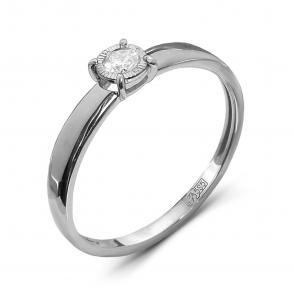Кольцо из белого золота ERA Jewellery с бриллиантом 01-03216-03-001-02-03 фото