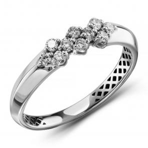 Кольцо из белого золота ERA Jewellery с бриллиантом 01-03405-03-001-07-03 фото