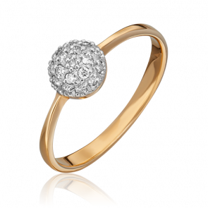 Золотое кольцо Platina с бриллиантом 01-0601-00-101-1110-30 фото