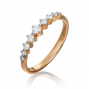 Золотое кольцо Platina с бриллиантом 01-0640-00-101-1110-30 фото