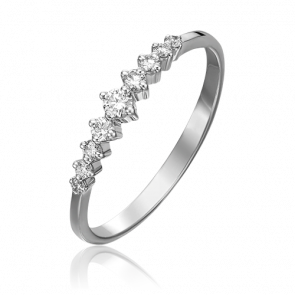 Кольцо из белого золота Platina с бриллиантом 01-0641-00-101-1120-30 фото