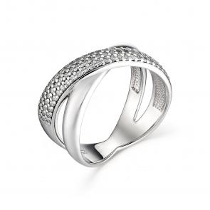 Серебряное кольцо АЛЬКОР с фианитом 01-0892/00КЦ-00 фото