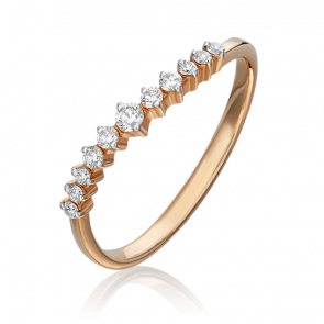 Золотое кольцо Platina с бриллиантом 01-1080-00-101-1110-30 фото