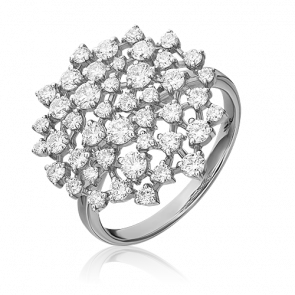 Кольцо из белого золота Platina с бриллиантом 01-1162-00-101-1120-30 фото