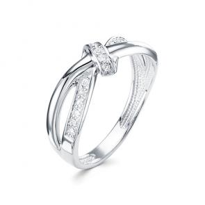Серебряное кольцо АЛЬКОР с фианитом 01-1561/00КЦ-00 фото