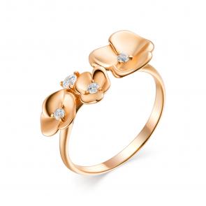Серебряное кольцо АЛЬКОР с фианитом 01-1667/00КЦ-06 фото