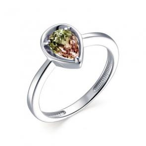 Серебряное кольцо АЛЬКОР с султанитом 01-1697/00СТ-00 фото