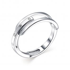 Серебряное кольцо АЛЬКОР с фианитом 01-1719/00КЦ-00 фото