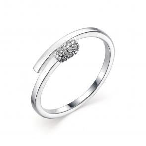 Серебряное кольцо Спичка АЛЬКОР с фианитом 01-1784/00КЦ-00 фото
