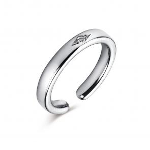 Серебряное кольцо АЛЬКОР с Swarovski 01-2614/00СВ-00 фото
