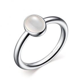 Серебряное кольцо АЛЬКОР с агатом 01-2634/00БА-00 фото