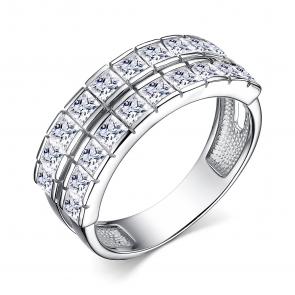 Серебряное кольцо АЛЬКОР с фианитом 01-2780/00КЦ-00 фото