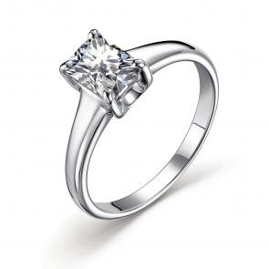Серебряное кольцо АЛЬКОР с фианитом 01-2961/00КЦ-00 фото