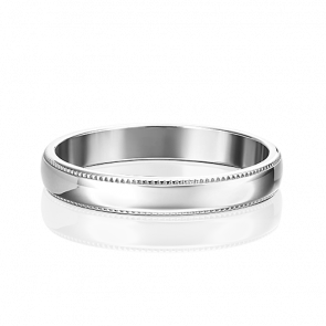 Обручальное кольцо из белого золота Platina 01-3238-00-000-1120-18 фото