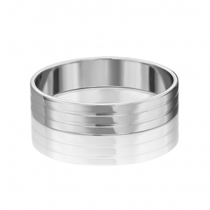 Обручальное кольцо из белого золота Platina 01-3254-00-000-1120-18 фото