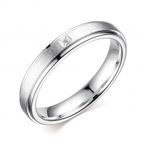 Серебряное кольцо АЛЬКОР с бриллиантом 01-3294/000Б-00 фото