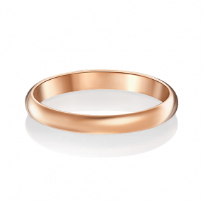 Обручальное кольцо из красного золота 3 мм Platina 01-3389-00-000-1110-11 фото