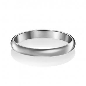 Обручальное кольцо из белого золота Platina 01-3390-00-000-1120-11 фото