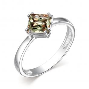 Серебряное кольцо АЛЬКОР с султанитом 01-3511/00СТ-00 фото