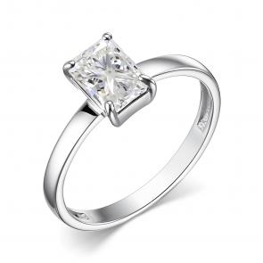 Серебряное кольцо АЛЬКОР с горным хрусталём 01-3512/00ГХ-00 фото