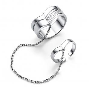 Серебряное кольцо АЛЬКОР 01-3675/0000-00 фото