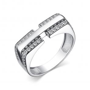 Серебряное кольцо АЛЬКОР с фианитом 01-3927/00КЦ-00 фото