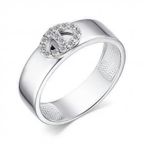 Серебряное кольцо АЛЬКОР с фианитом 01-4020/00КЦ-00 фото