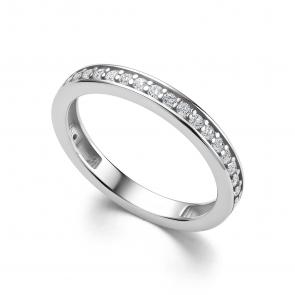 Серебряное кольцо АЛЬКОР с фианитом 01-4050/00КЦ-00 фото