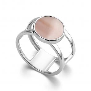 Серебряное кольцо АЛЬКОР с перламутром 01-4252/00ПР-00 фото