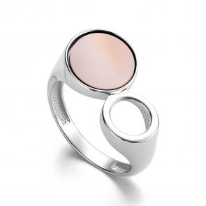 Серебряное кольцо АЛЬКОР с перламутром 01-4254/00ПР-00 фото