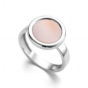 Серебряное кольцо АЛЬКОР с перламутром 01-4256/00ПР-00 фото