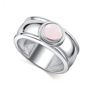 Серебряное кольцо АЛЬКОР с кварцем 01-4406/00РК-00 фото