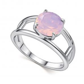 Серебряное кольцо АЛЬКОР с опалом 01-4425/ЮСОР-00 фото