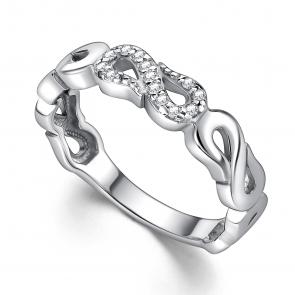Серебряное кольцо АЛЬКОР с фианитом 01-4457/00КЦ-00 фото