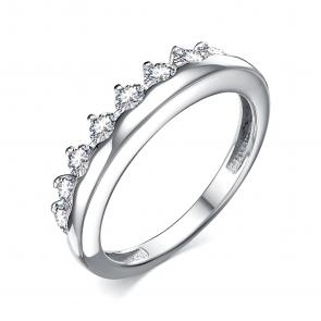 Серебряное кольцо АЛЬКОР с фианитом 01-4472/00КЦ-00 фото