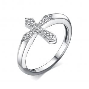 Серебряное кольцо АЛЬКОР с фианитом 01-4479/00КЦ-00 фото