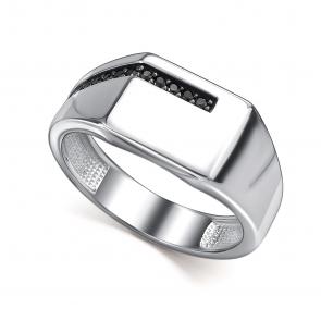 Серебряное кольцо АЛЬКОР с фианитом 01-4582/0КЦ1-17 фото
