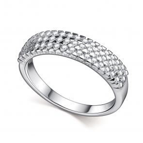 Серебряное кольцо АЛЬКОР с фианитом 01-4613/00КЦ-00 фото