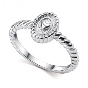 Серебряное кольцо АЛЬКОР 01-4626/0000-00 фото