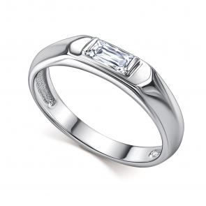 Серебряное кольцо АЛЬКОР с фианитом 01-4718/00КЦ-00 фото