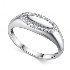 Серебряное кольцо АЛЬКОР с фианитом 01-4719/00КЦ-00 фото