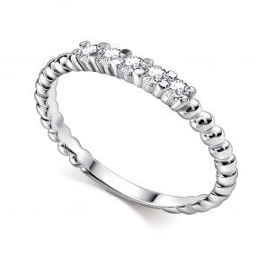 Серебряное кольцо АЛЬКОР с фианитом 01-4721/00КЦ-00 фото