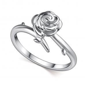 Серебряное кольцо АЛЬКОР 01-4744/0000-00 фото