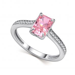 Серебряное кольцо АЛЬКОР с бриллианитом и фианитом 01-4761/0БТ5-00 фото