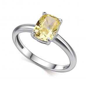 Серебряное кольцо АЛЬКОР с фианитом 01-4763/0БТ6-00 фото