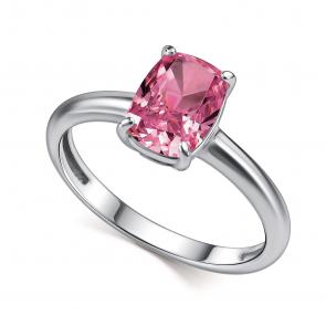 Серебряное кольцо АЛЬКОР с бриллианитом 01-4763/БТ51-00 фото