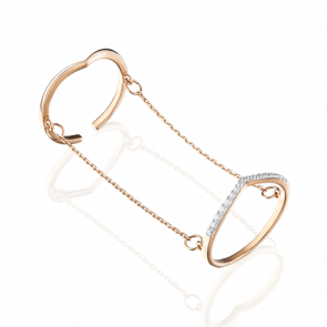 Золотое кольцо Platina с фианитом 01-4775-00-401-1110-03 фото